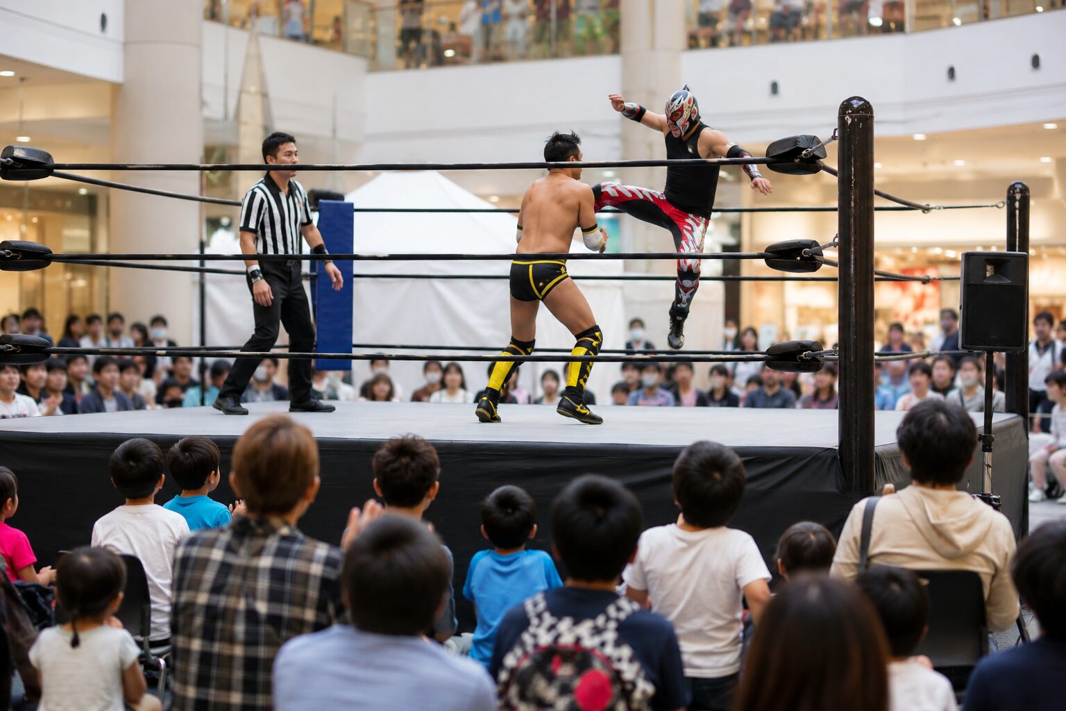 銚子市・いじめ撲滅啓発プロレス