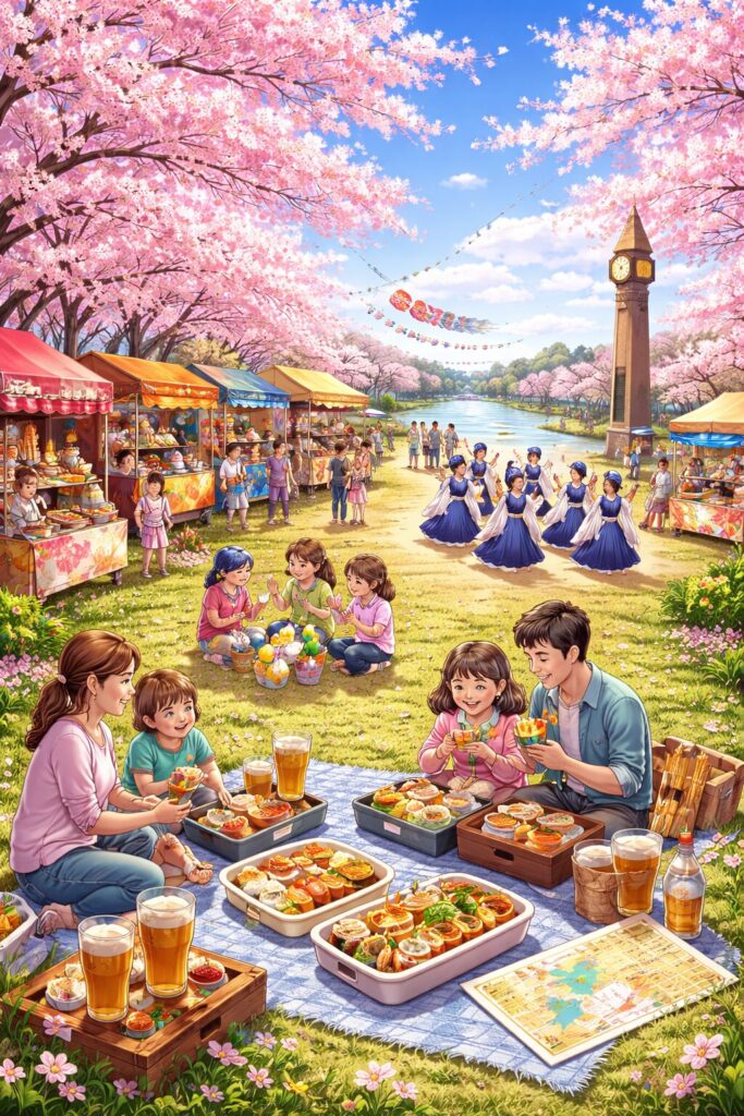 うんがいい！朝市 桜まつり