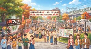 市原市｜五井朝市と梨の木市肉フェスティバル