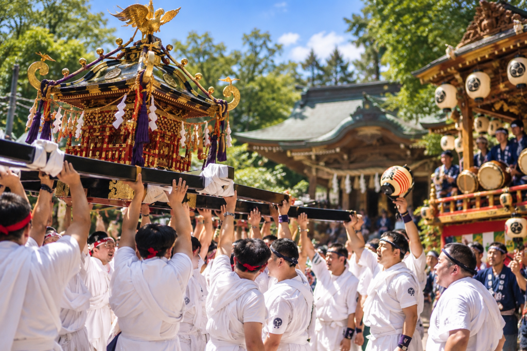 現在の画像: 我孫子市・竹内神社例大祭