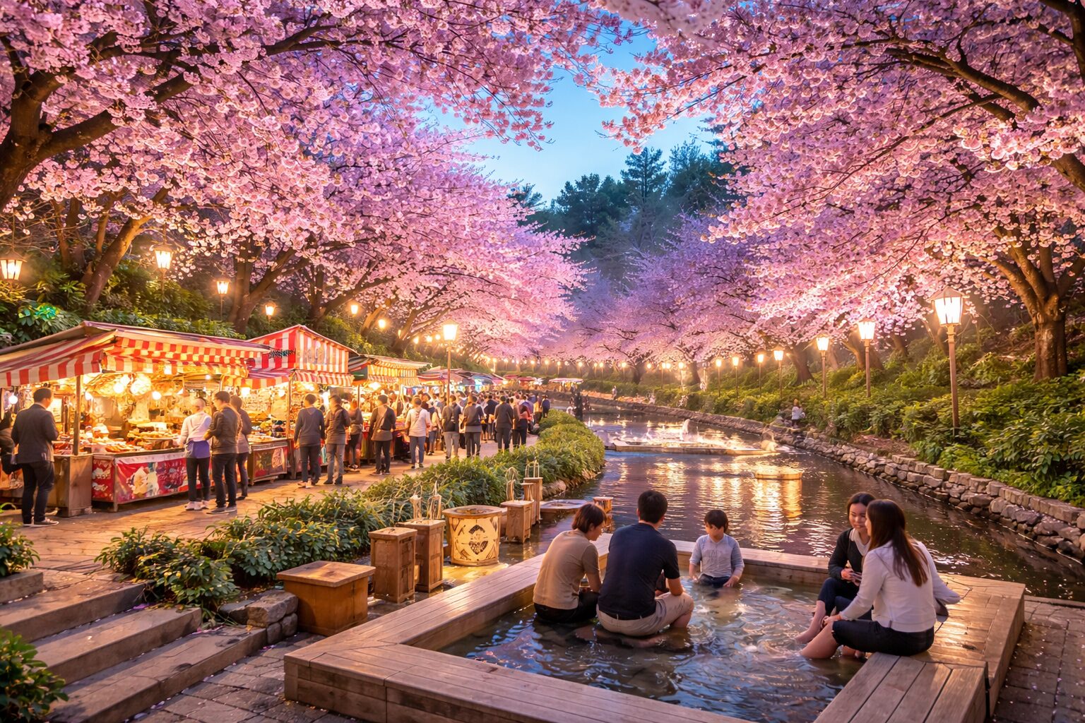 しらこ温泉桜まつり