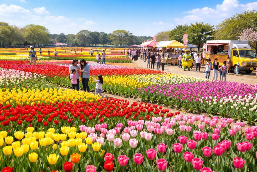 現在の画像: 匝瑳市・そうさチューリップ祭り