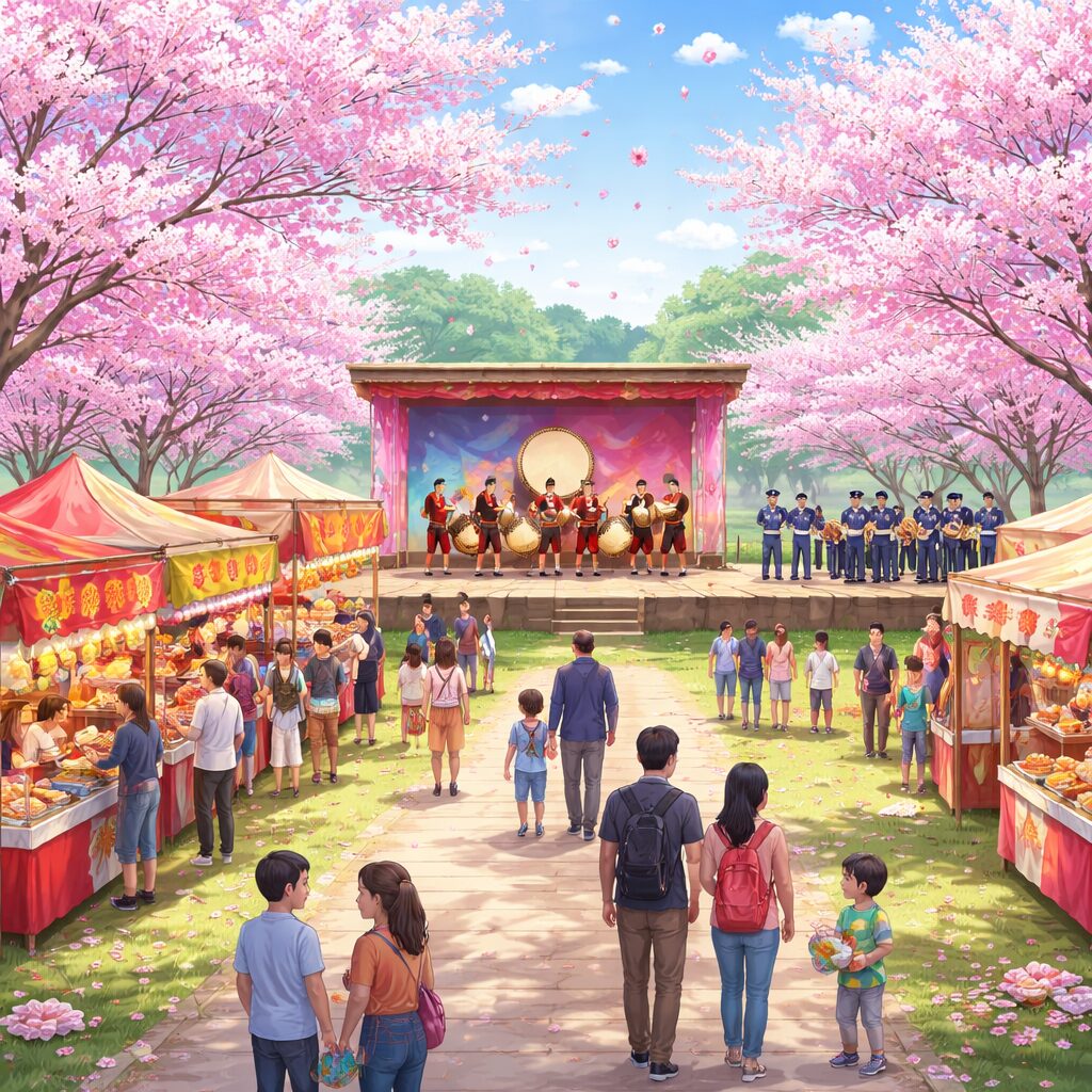 栄町ドラムの里さくらまつり