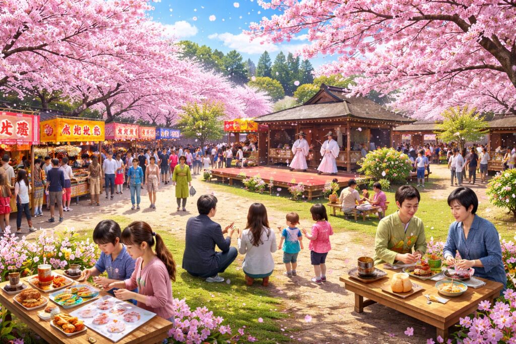 現在の画像: 房総のむら さくらまつり