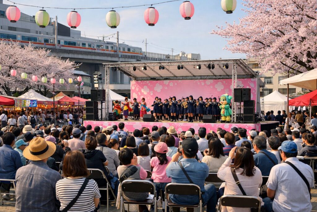 現在の画像: 八柱さくらまつり