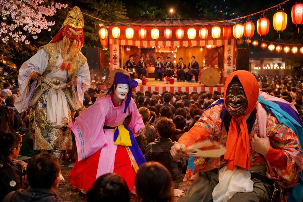 現在の画像: 笹川の神楽