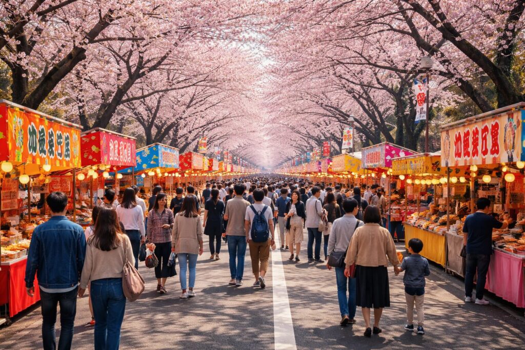 現在の画像: 常盤平さくらまつり