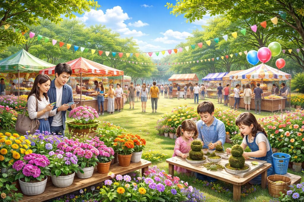 現在の画像: 緑と花のフェスティバル