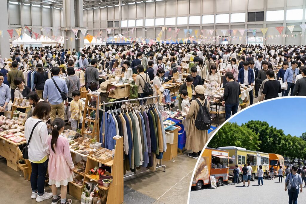 現在の画像: 千葉市・幕張メッセ“どきどき”フリーマーケット