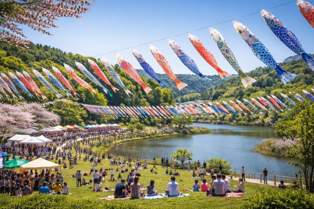 現在の画像: いきいき山田鯉のぼりまつり