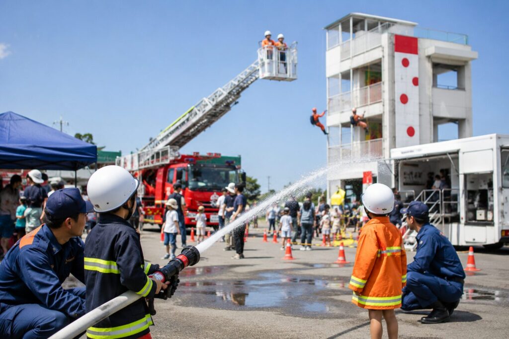 市川市こどもの消防広場 サマーフェスティバル