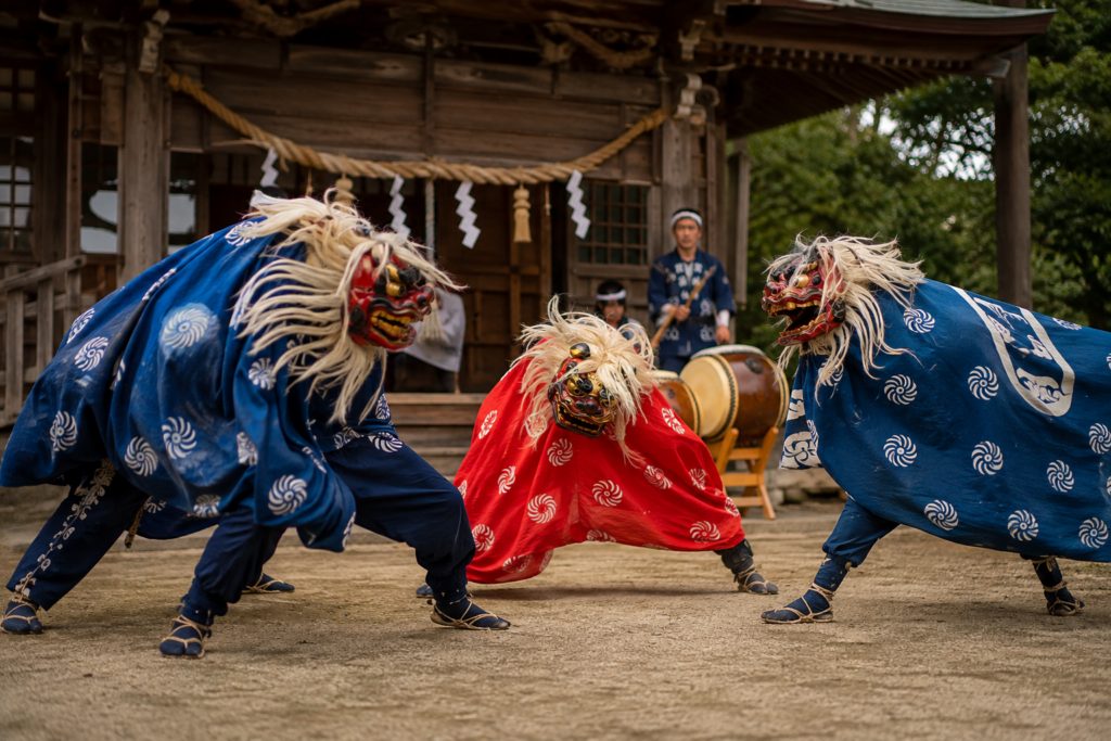 富里市・久能獅子舞