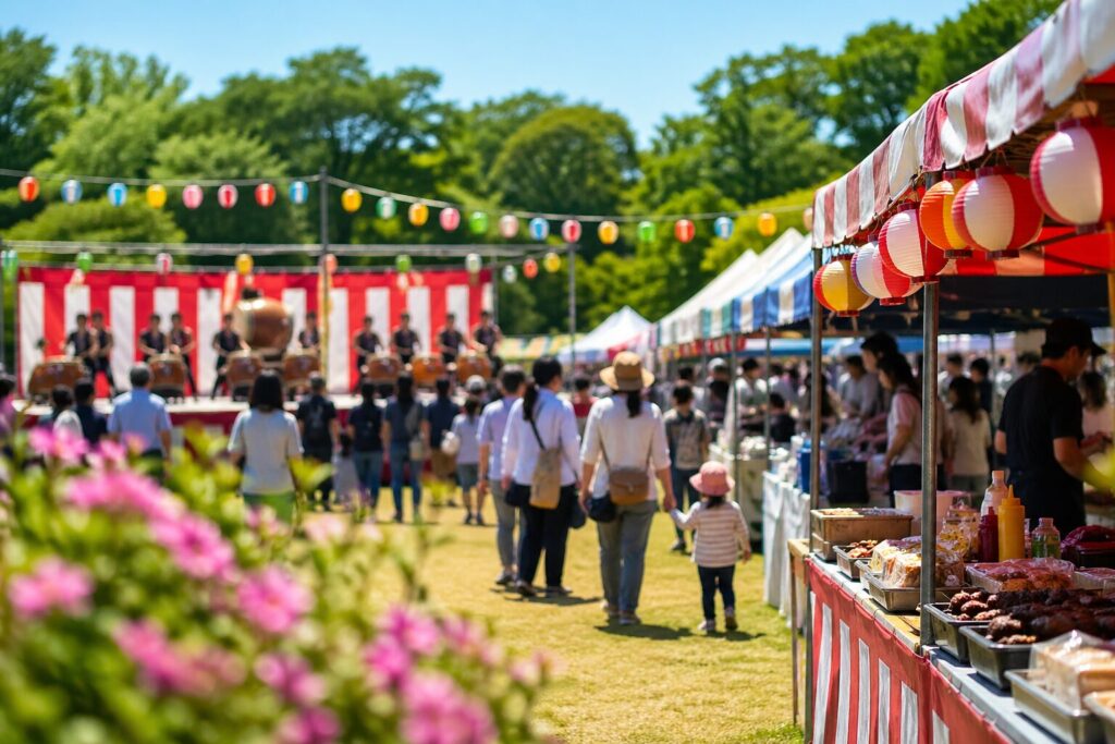 現在の画像: 袖ケ浦市・百目木公園まつり