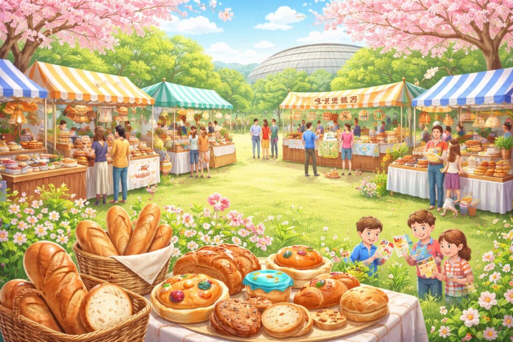 現在の画像: 千葉公園「第3回 パパンがパン！in千葉公園」