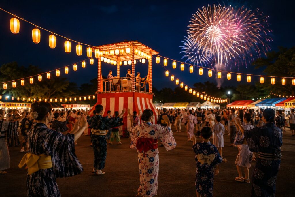 現在の画像: 松戸駐屯地 盆踊り大会