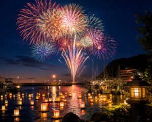 連夜の花火 IN 天津小湊