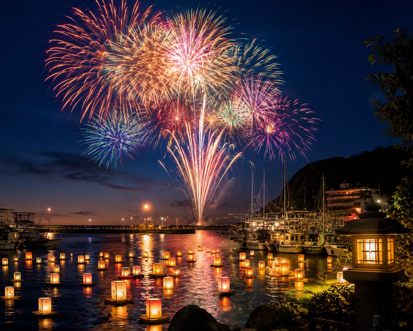 連夜の花火 IN 天津小湊