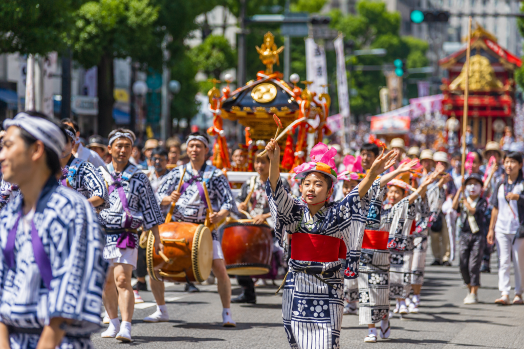 千葉の親子三代夏祭り