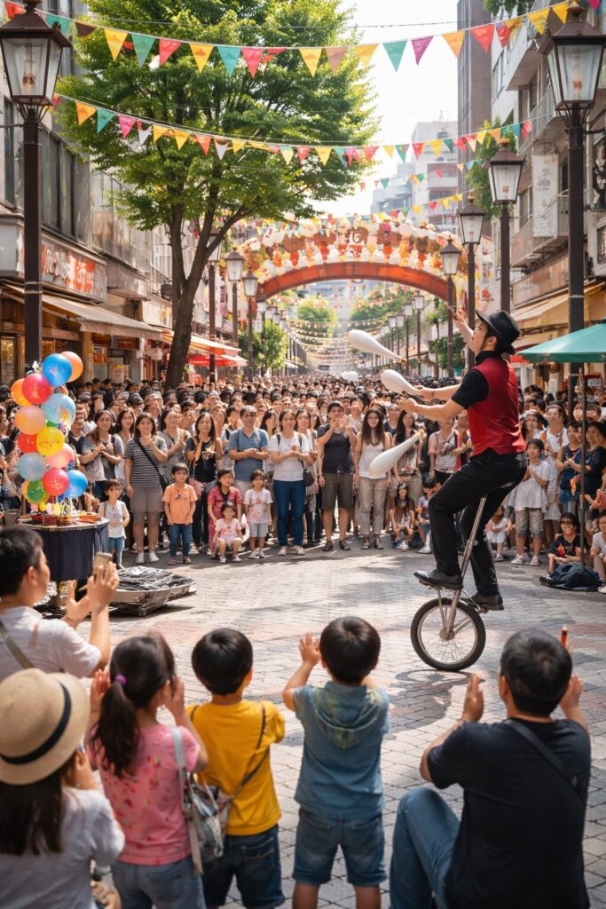 現在の画像: 千葉市・ちば大道芸の日