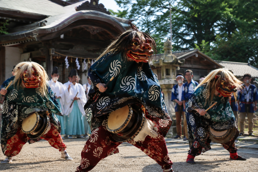 八千代市・勝田の獅子舞