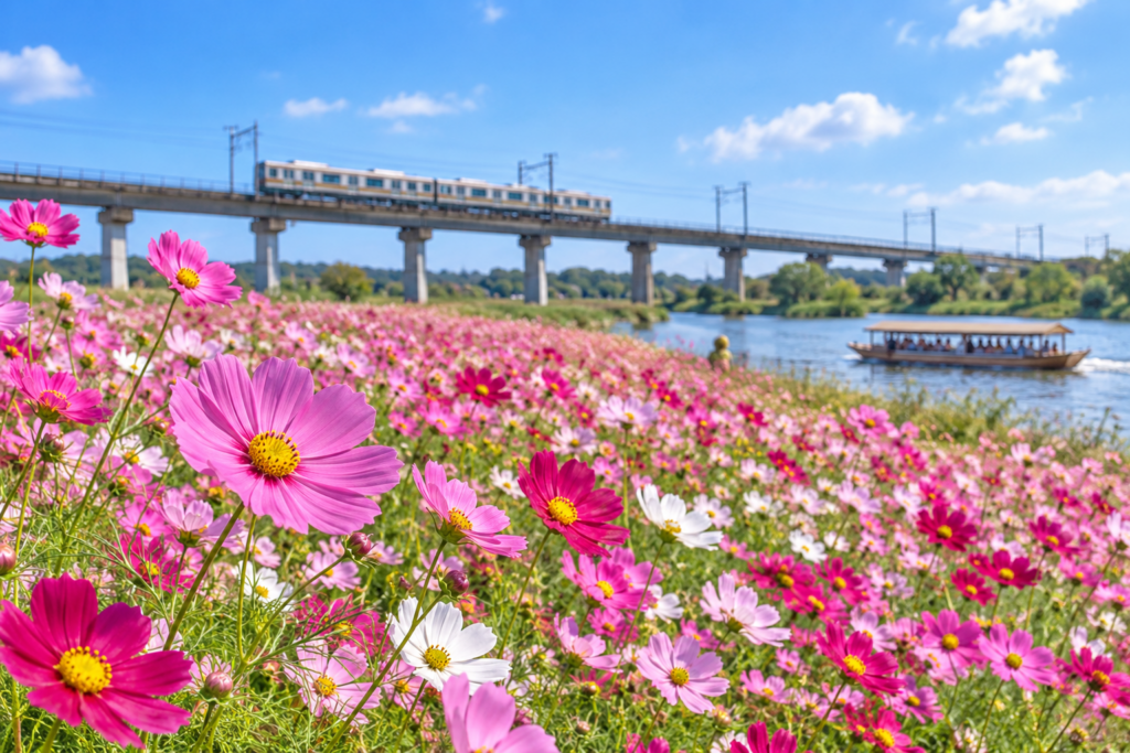 現在の画像: 与田浦コスモスまつり