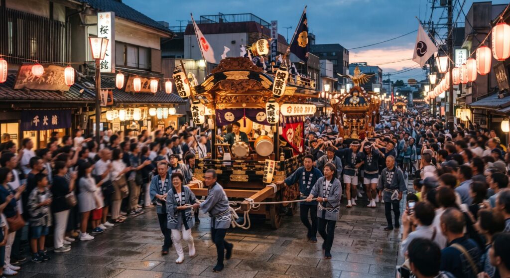 現在の画像: 佐倉の秋祭り