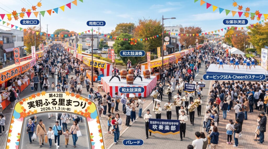 現在の画像: 実籾ふる里まつり