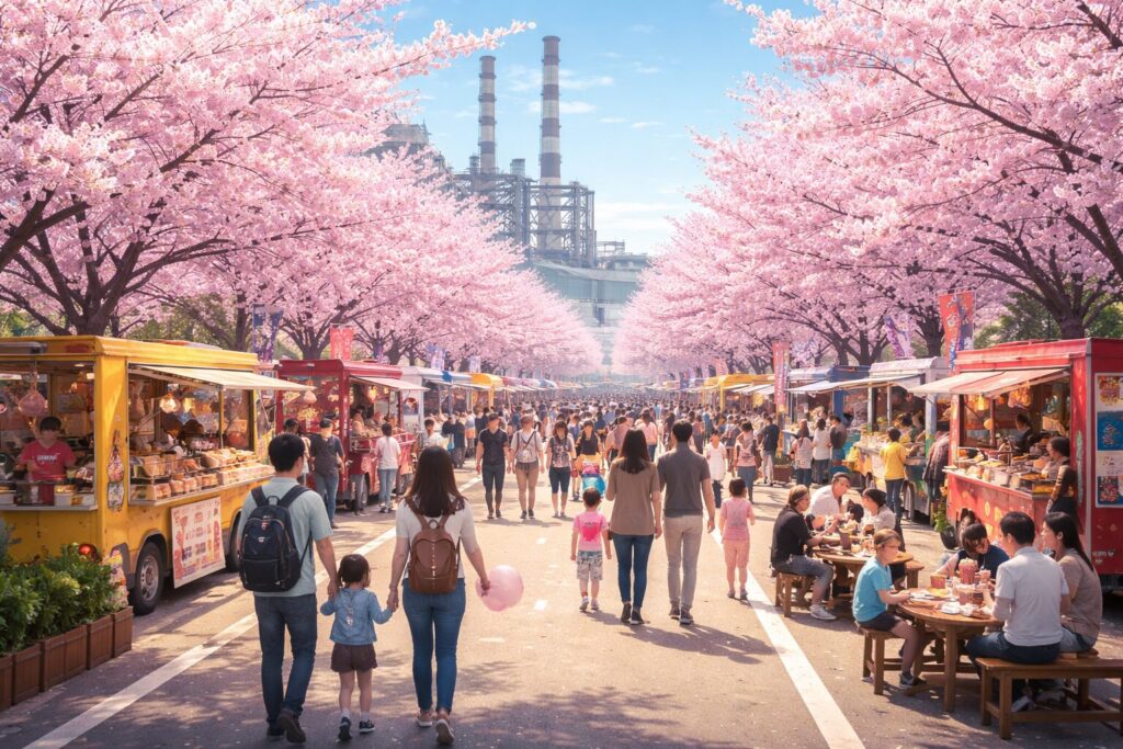 現在の画像: JFEさくらまつり