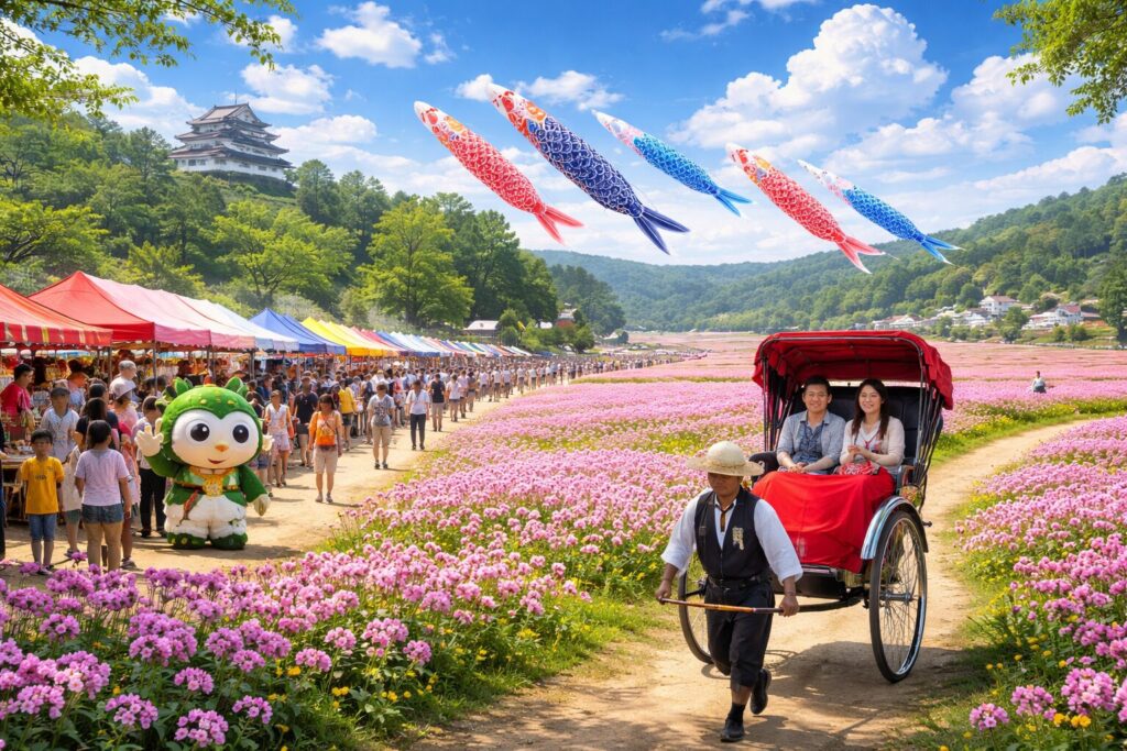 現在の画像: 下大多喜レンゲ祭り