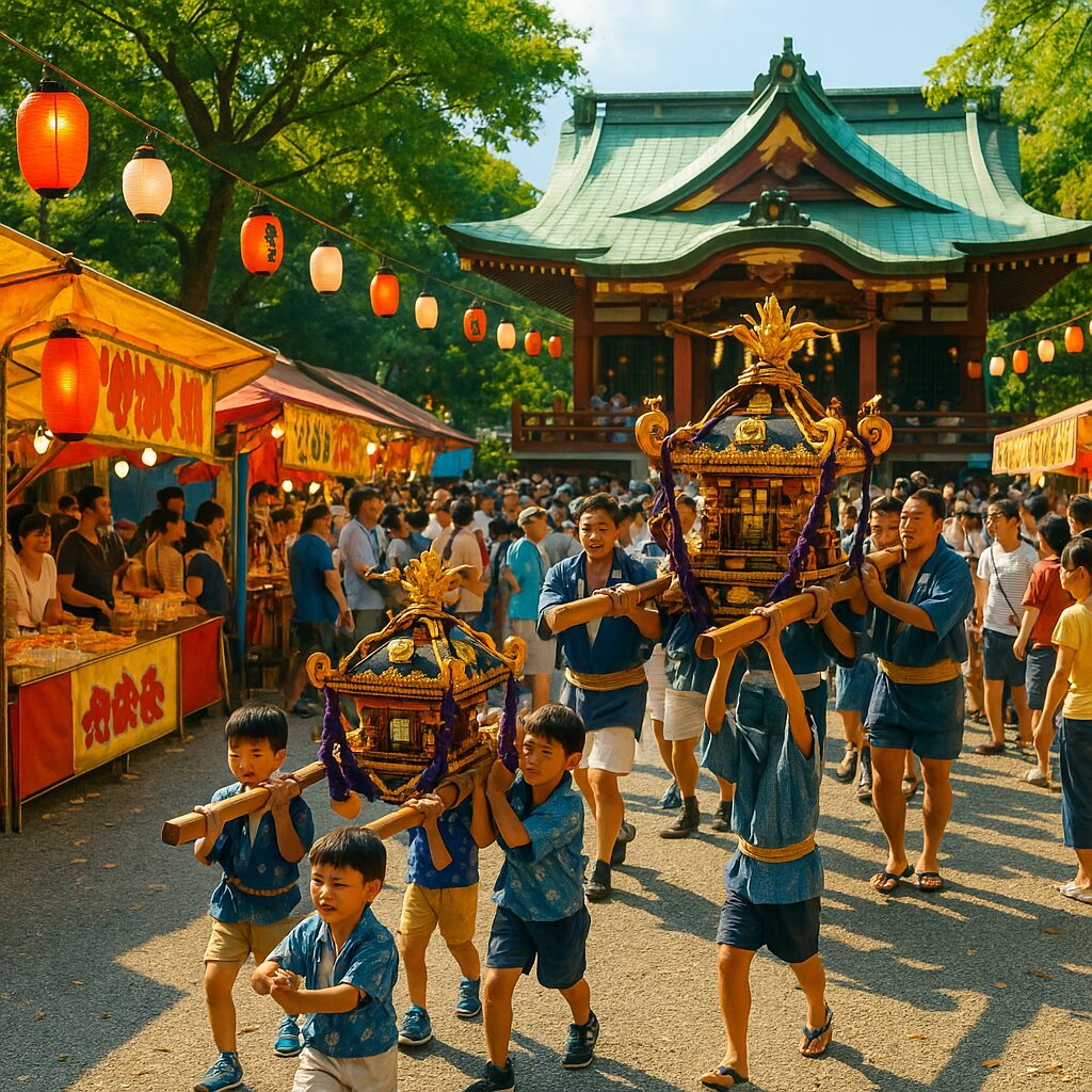 子供神輿&大人神輿