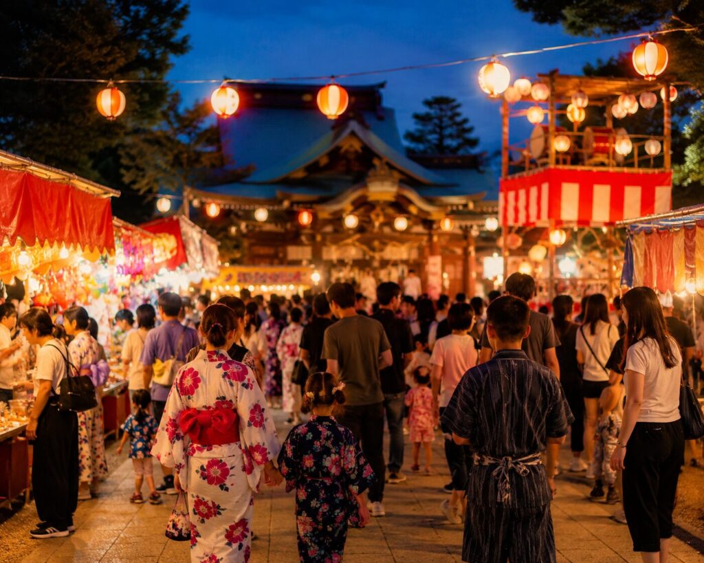 現在の画像: 銚子市・若宮八幡神社夏祭り