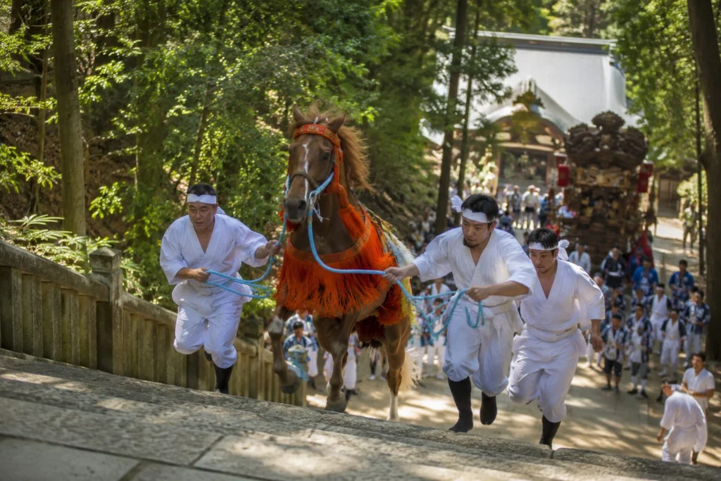 君津市 人見神社「神馬」