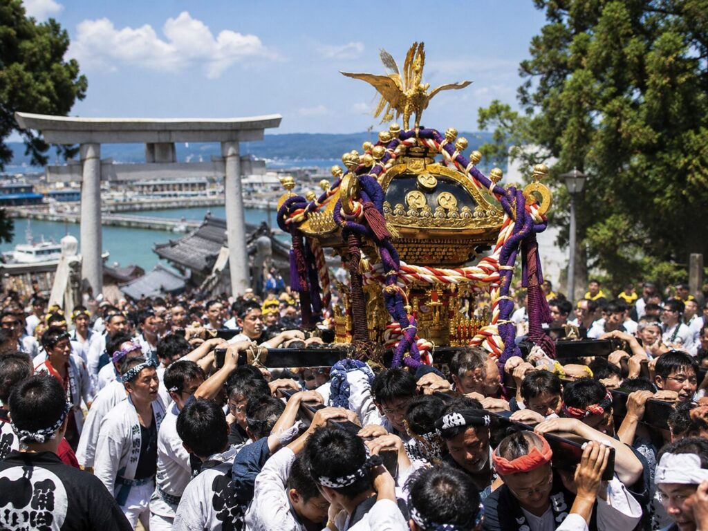 現在の画像: 銚子市 川口神社 大潮祭り