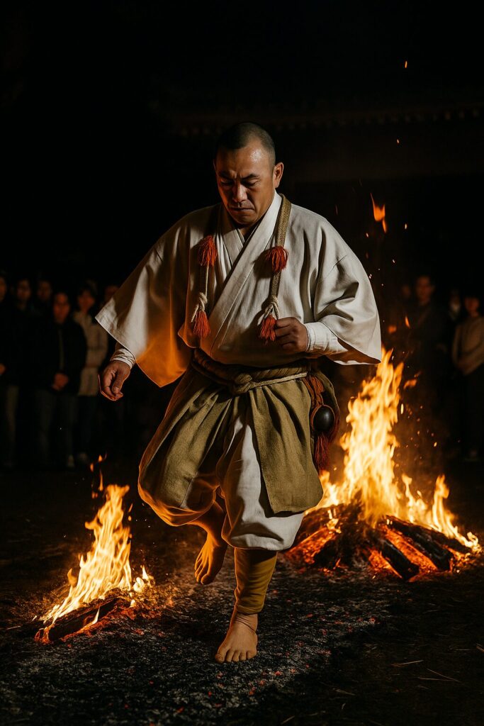 柴燈護摩火渡り