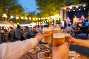 松戸市・フード＆ビアガーデンin西口公園