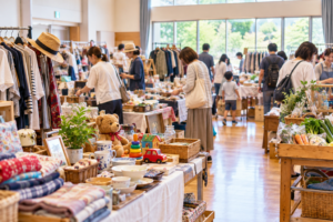 君津市久留里「お城でくるりフリーマーケット」