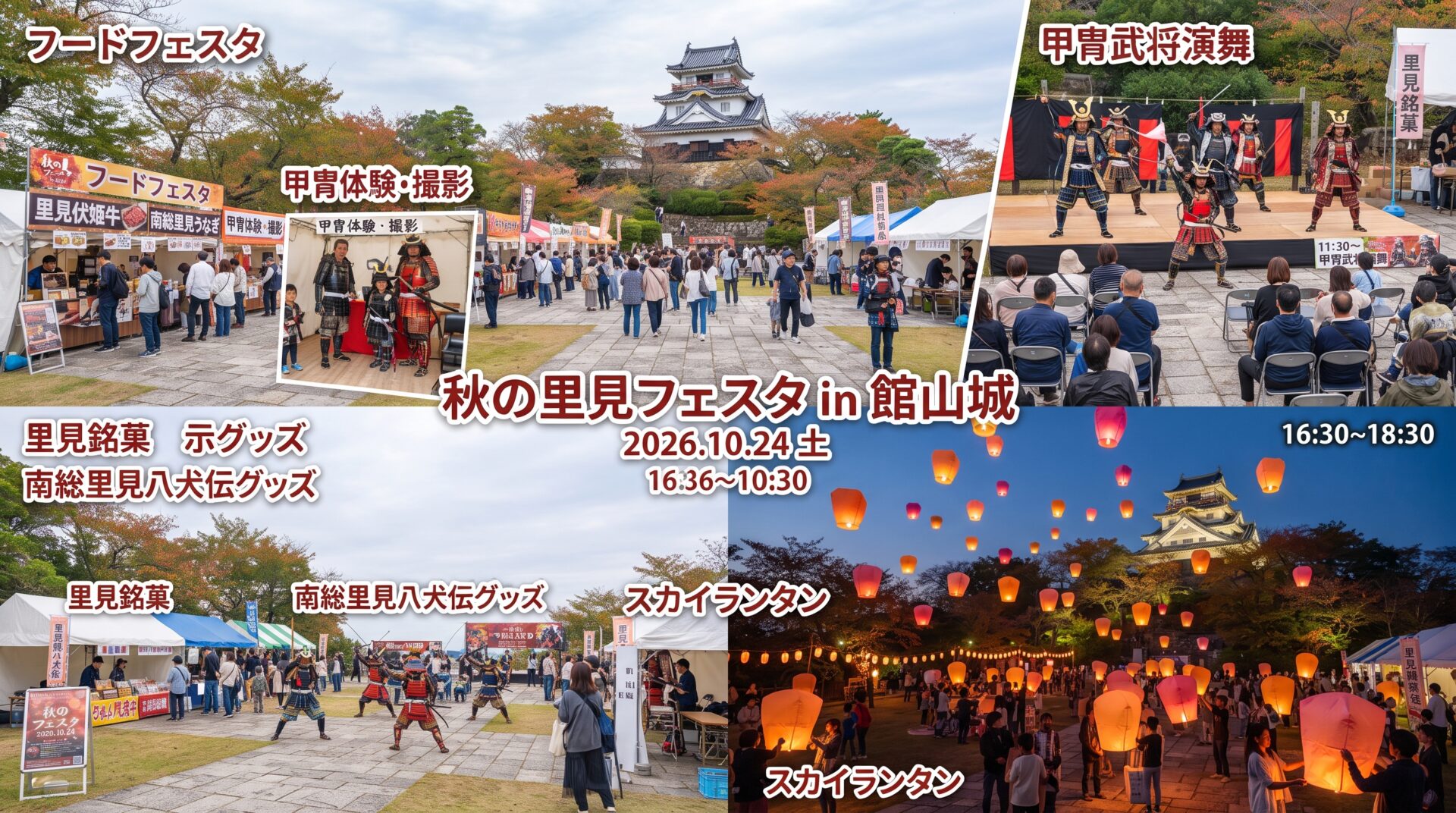 秋の里見フェスタin館山城