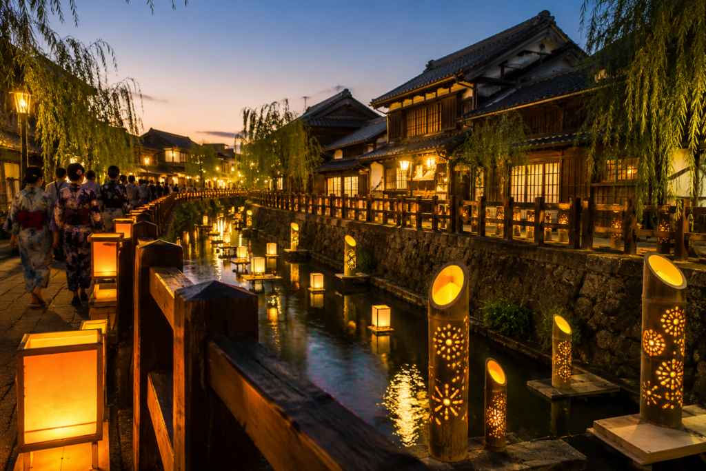 香取市佐原・町並み・夕涼み