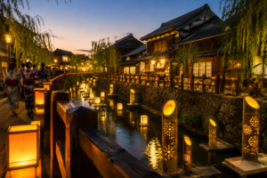 香取市佐原・町並み・夕涼み