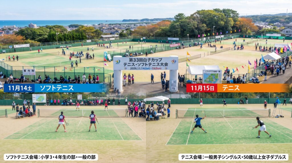 白子カップテニス・ソフトテニス大会