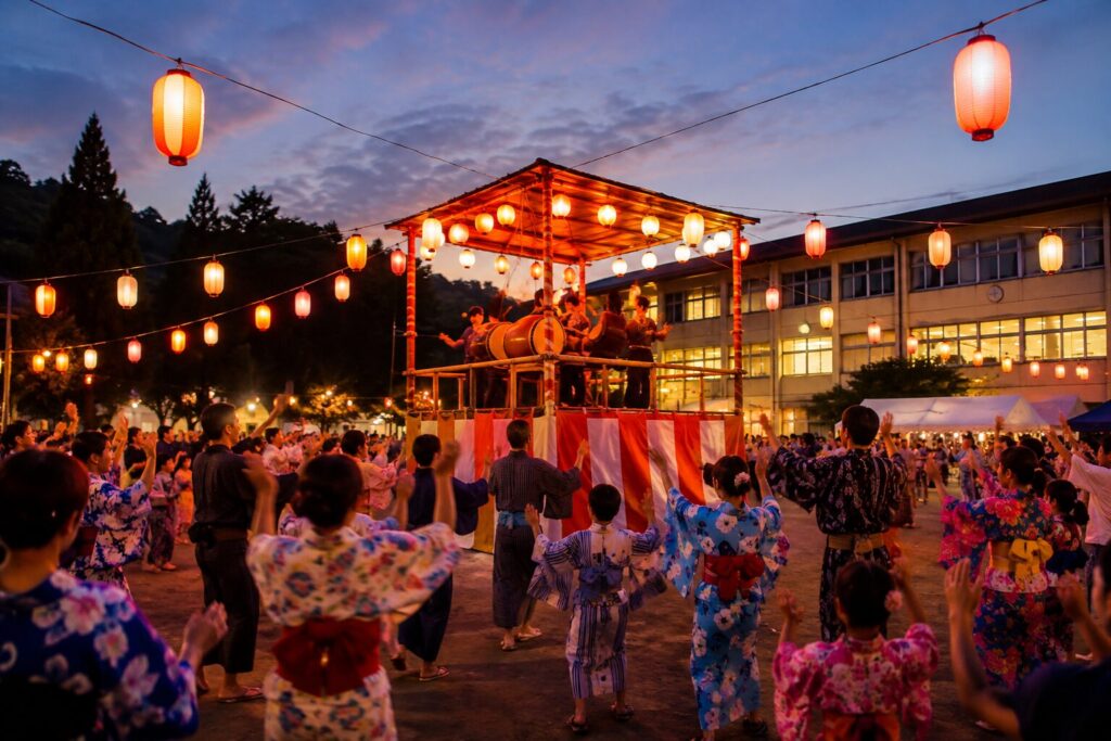 大多喜町カミタキ盆踊り