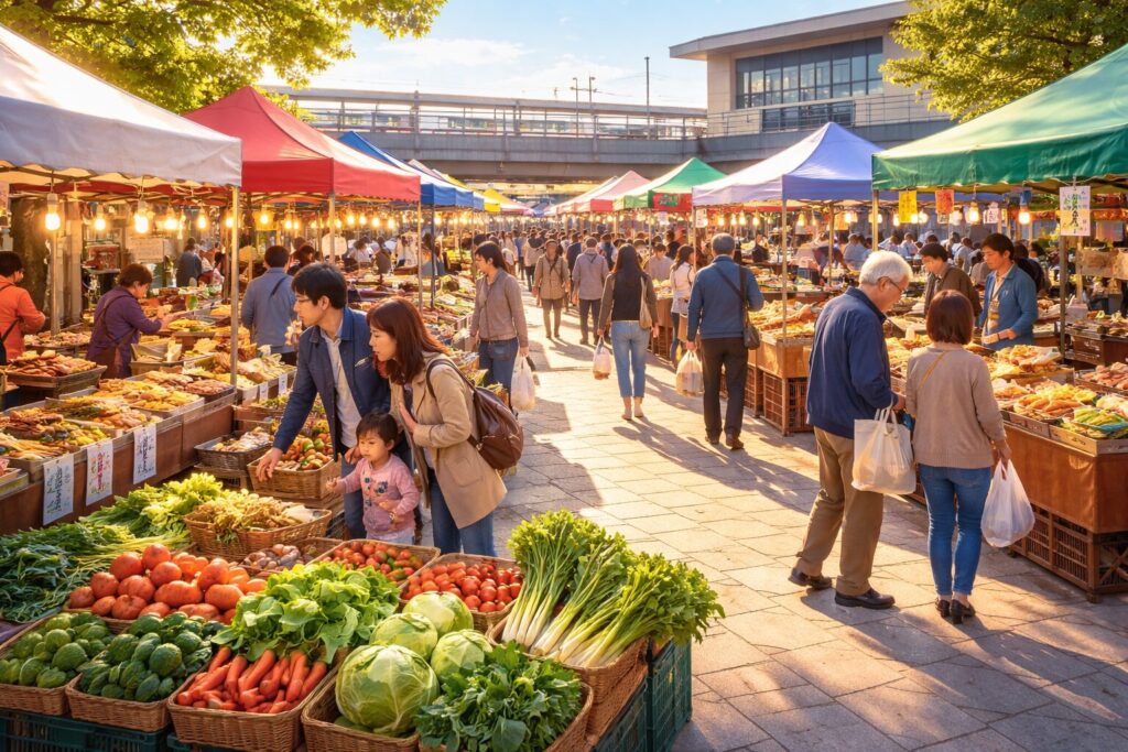 現在の画像: 五井朝市