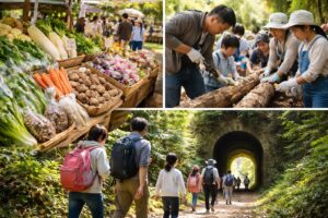 【君津市】2月7日開催！つどいの郷平山で地元野菜販売＆しいたけ原木体験を満喫しよう