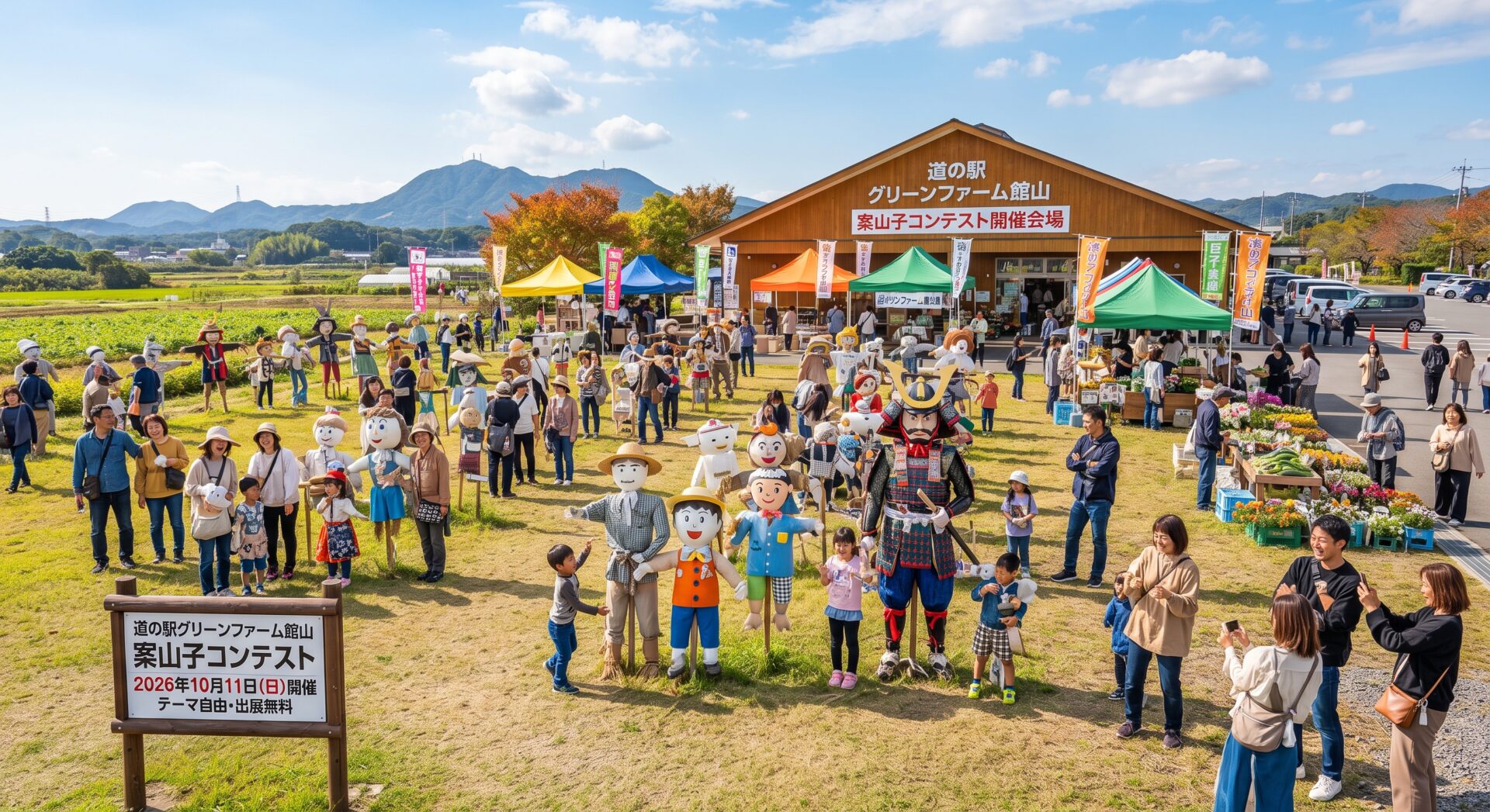 館山市・案山子コンテスト