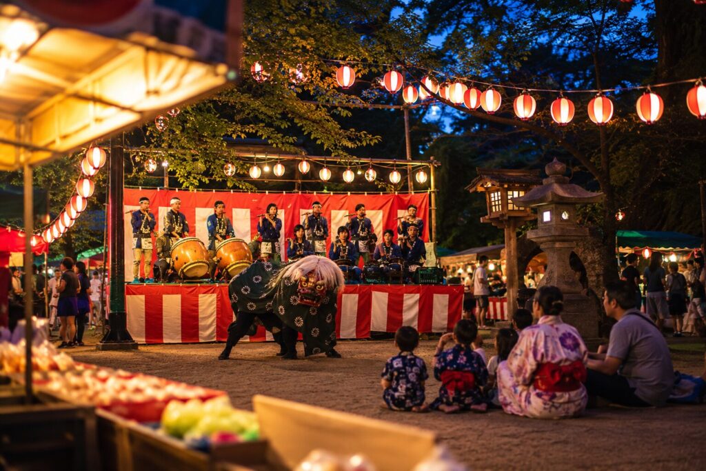 現在の画像: 小川神社 宵宮祭