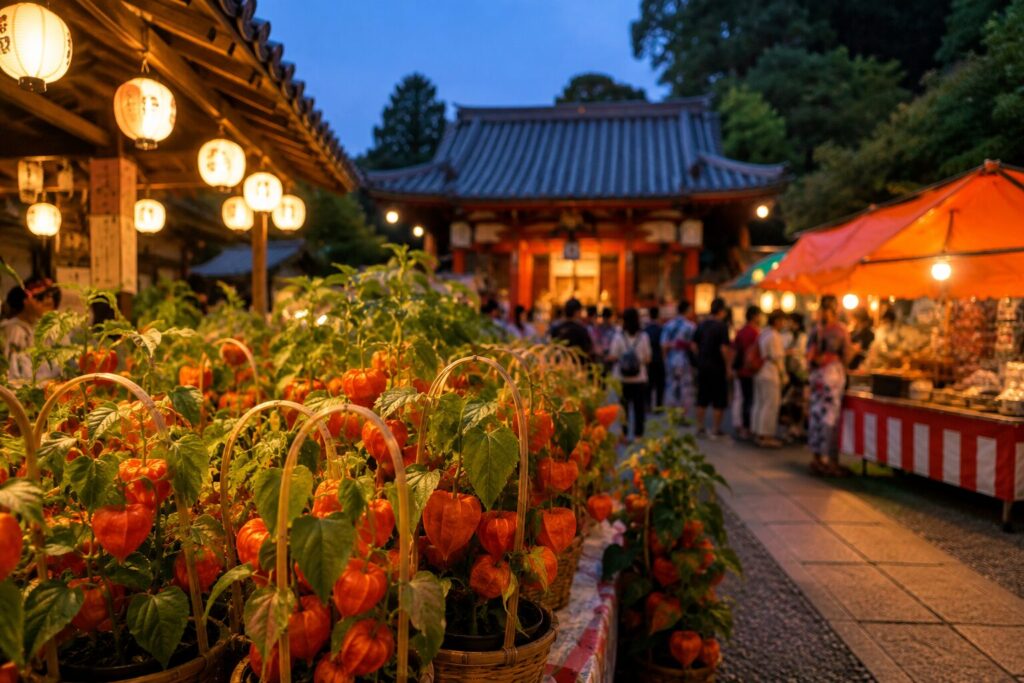 現在の画像: 市川ほおずき市