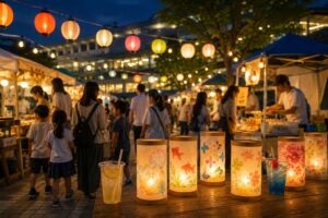 松戸市ながるるひかりの夏まつり