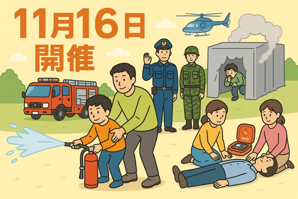 八千代市総合防災訓練