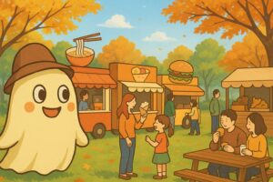 ばけごろうとおいしいマルシェ