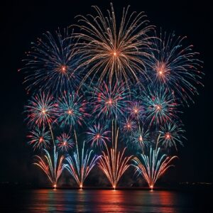 千葉Xmas芸術花火